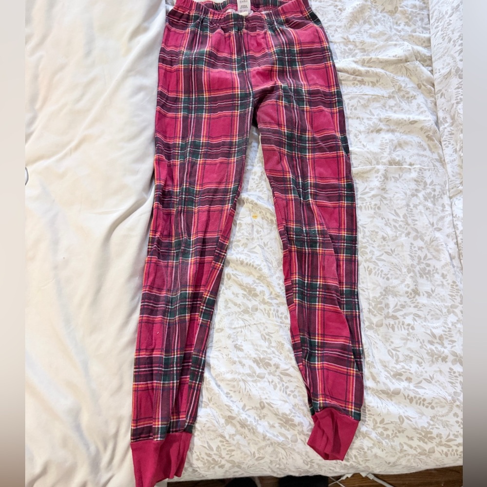 Cozy Plaid Kids Pajama Bottoms